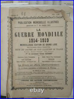 LA GUERRE MONDIALE 1914-1919 58 N° sur 61 WW1 Collection d'époque