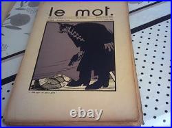 LE MOT revue 1915 E/O COMPLET DE SES 20 N°, P. IRIBE, revue politique satirique