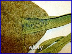 LOT ÉQUIPEMENT US WW1 / MOLLETIÈRES BIDON BOITE A VIVRE / Doughboy USA WW1