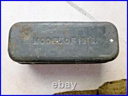 LOT ÉQUIPEMENT US WW1 / MOLLETIÈRES BIDON BOITE A VIVRE / Doughboy USA WW1