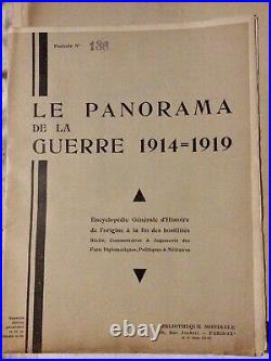 Le panorama de la guerre 1914-1919 bibliotheque mondiale collection compléte