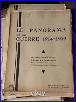 Le panorama de la guerre 1914-1919 bibliotheque mondiale collection compléte