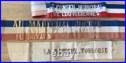 Lot 10 Oriflammes Souvenir Du Marechal Joffre + Livre Trompe Oeil Militaria Wwi