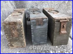 Lot 3 caisses MG 08 / 15 Allemand ww1 bande vide