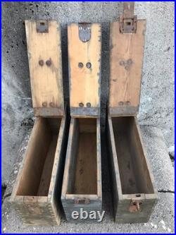 Lot 3 caisses MG 08 / 15 Allemand ww1 bande vide
