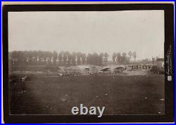 Lot 3 photos soldats allemands PG Français Briey Gare Conflans Lorraine 14-18