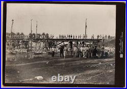 Lot 3 photos soldats allemands PG Français Briey Gare Conflans Lorraine 14-18