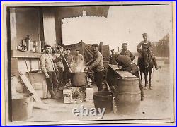 Lot 3 photos soldats allemands PG Français Briey Gare Conflans Lorraine 14-18