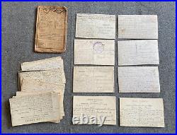 Lot Correspondances Poilu 38 Ri Montargis Francais Tranchée 1914 Wwi Ww1 14 18