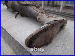 Lot Jambe articulée prothèse de guerre 14/18 (WW1) + béquille équipement militai