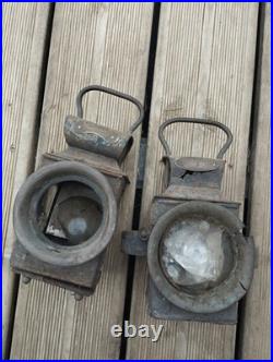 Lot Lanternes Anglaises Jus De Grange Axe Douai Cambrai a Nettoyer Ww1 WD