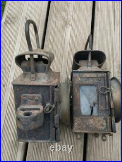 Lot Lanternes Anglaises Jus De Grange Axe Douai Cambrai a Nettoyer Ww1 WD