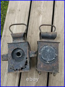 Lot Lanternes Anglaises Jus De Grange Axe Douai Cambrai a Nettoyer Ww1 WD