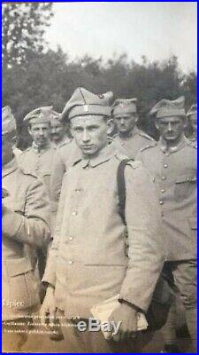 Lot Veste Coiffe chasseurs Polonais WW1 1917 1918