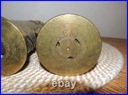 Lot de 2 vases en douilles d'obus 1916 Art des tranchées -1ére Guerre mondiale