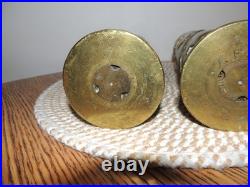 Lot de 2 vases en douilles d'obus 1916 Art des tranchées -1ére Guerre mondiale