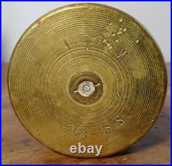 Lot de 5 douilles d'obus gravées et sculptées dans les tranchées de 14/18. TBE