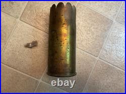 Lot objets militaires douilles