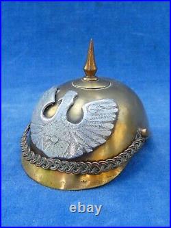 MIGNON Cute TOP! ART DE TRANCHEES Trench art WWI 1914 1918 CASQUE Helm