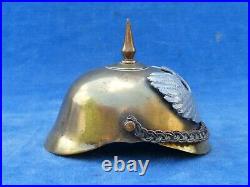 MIGNON Cute TOP! ART DE TRANCHEES Trench art WWI 1914 1918 CASQUE Helm