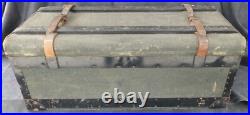 Malle militaire WW1 1914-1918 bois toile de jute rare REF 6037