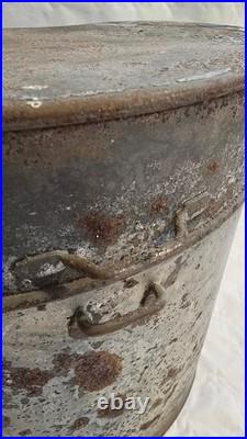 Marmite de campagne française WWI 1914-1918, état vintage