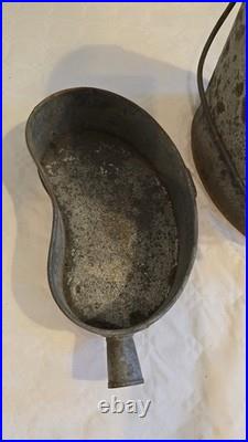Marmite de campagne française WWI 1914-1918, état vintage
