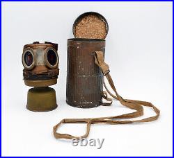 Masque A Gaz Ars 1917 Ww1 1914-1918 Francais Gas Mask Tranchee