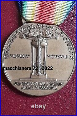 Médaille interalliée italienne dit de la victoire, pas signé 14 18
