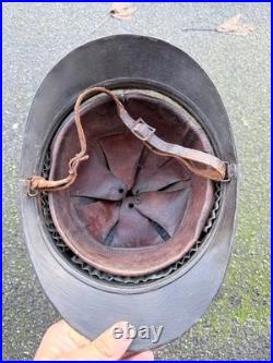 Militaria Casque Adrian Ww1 Belgique 13° De Ligne