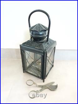 Militaria français 14-18 lanterne avec mouchette