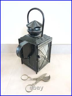 Militaria français 14-18 lanterne avec mouchette