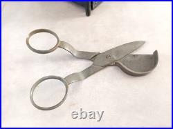Militaria français 14-18 lanterne avec mouchette