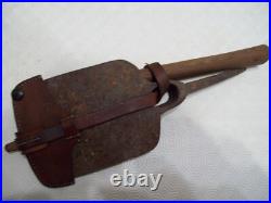 Militaria ww1 pique pioche seurre mdle 1909 avec étui cuir poilu tranchée 14/18