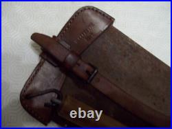 Militaria ww1 pique pioche seurre mdle 1909 avec étui cuir poilu tranchée 14/18