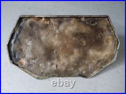 Mitrailleuse Hotchkiss 14-18 Métal Argenté Signé Ouvet Encrier Militaire