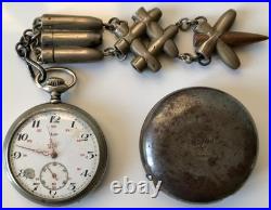 Montre Lip Souvenir Grande Guerre 14-18 Compagnie Du Gaz De Lyon Militaria Wwi