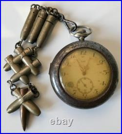 Montre Lip Souvenir Grande Guerre 14-18 Compagnie Du Gaz De Lyon Militaria Wwi