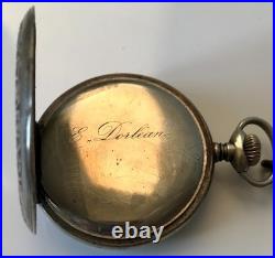 Montre Lip Souvenir Grande Guerre 14-18 Compagnie Du Gaz De Lyon Militaria Wwi