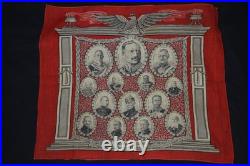 Mouchoir Allemand 1914/1918-deutsche Heerführer 1914-marechaux-generaux-amiraux