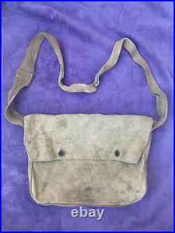 Musette de poilu modèle 1892 début de guerre 1914 matriculée