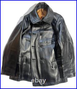NEUF Veston en cuir paletot tankiste chars AS Aéronautique Militaire Air 14-18