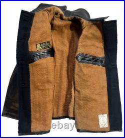 NEUF Veston en cuir paletot tankiste chars AS Aéronautique Militaire Air 14-18