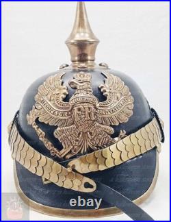 Nouveau modèle 1895 reproduction prussienne Pickelhaube casque allemand en