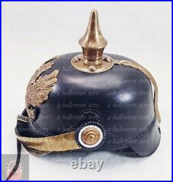 Nouveau modèle 1895 reproduction prussienne Pickelhaube casque allemand en