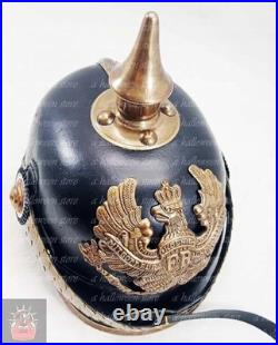 Nouveau modèle 1895 reproduction prussienne Pickelhaube casque allemand en