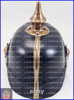Nouveau modèle 1895 reproduction prussienne Pickelhaube casque allemand en