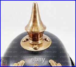 Nouveau modèle 1895 reproduction prussienne Pickelhaube casque allemand en