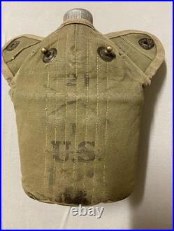 Original US WW1 Cantine, coupe et couverture, RIA 1917, marqué unité