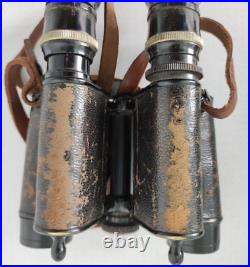 Original WW1 Jumelles HUET français x8 MG french officer binocular